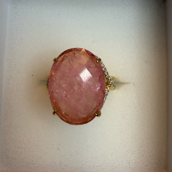 Bomb Party Jewelry - Bomb Party Mental Health collection color changing ring size 9 Rose quartz